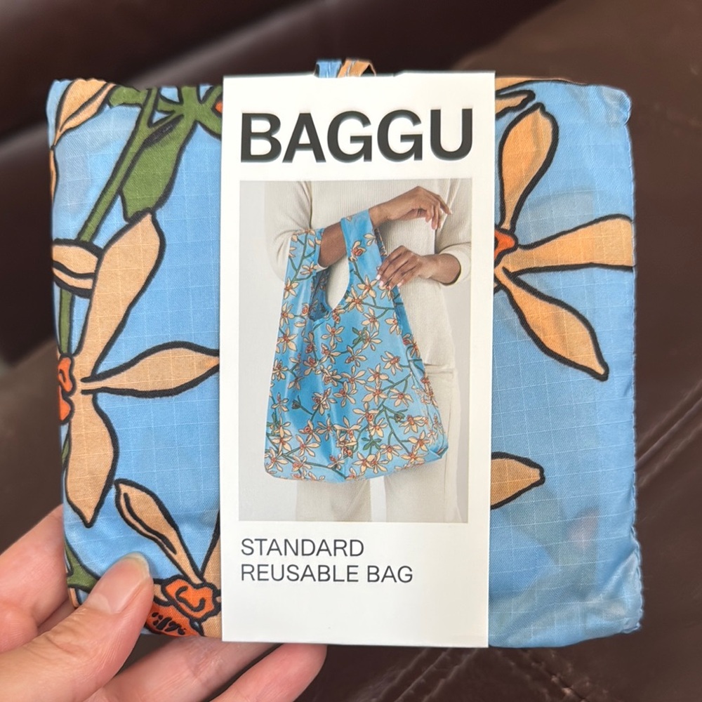 BAGGU Orchid standard reuseable bag